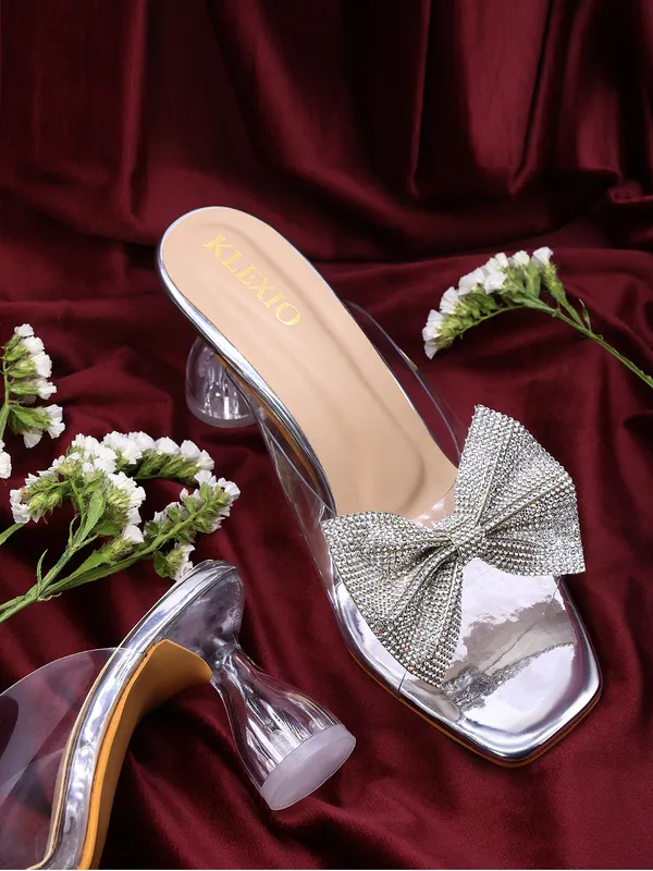 Silver_Transparent_Diamante_Bow_Block_Heel_Sandals_For_Women