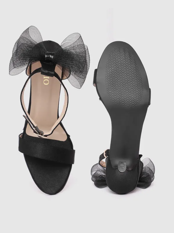 Black_Satin_Bow_Ankle_Strap_Stiletto_Heels_For_Women