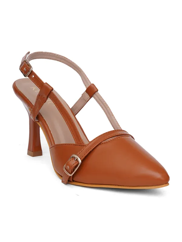 Tan_Faux_Leather_Pointed_Toe_Slingback_Heels_For_Women