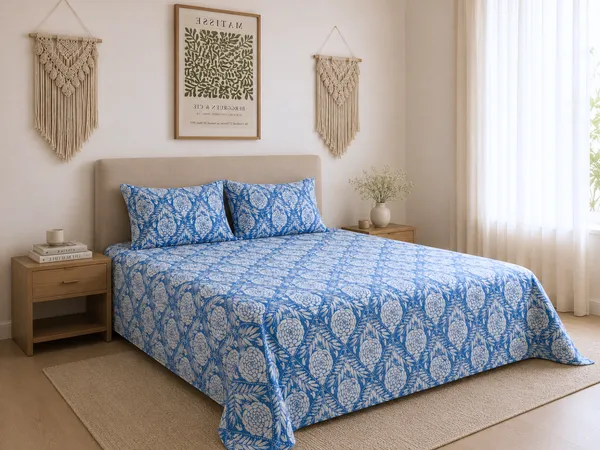 Blue_Dahlia_Soft_Weave_King_Size_Bedsheet_108x108_Default_Title