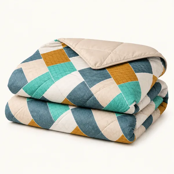 Fountain_Grasses_Glace_Cotton_Double_Bed_Reversible_Comforter_Geometric_Print