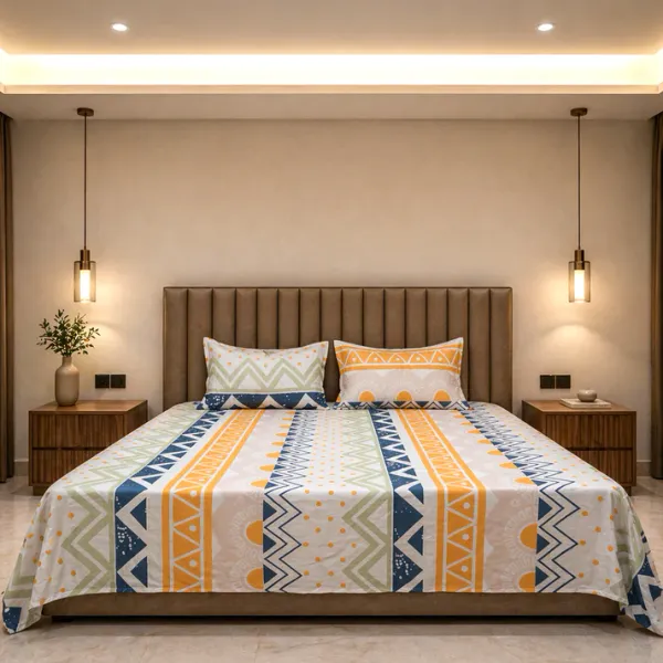 Soft_Cotton_Geo_Fusion_King_Size_Bedsheet