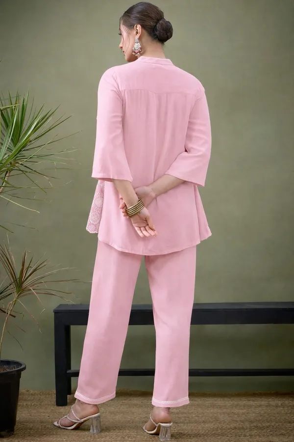 Pink_Cotton_Embroidered_Button_Front_Top_Pant_Set_For_Women