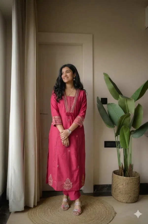 Pink_Cotton_Relaxed_Embroidered_Kurti_Set_For_Women