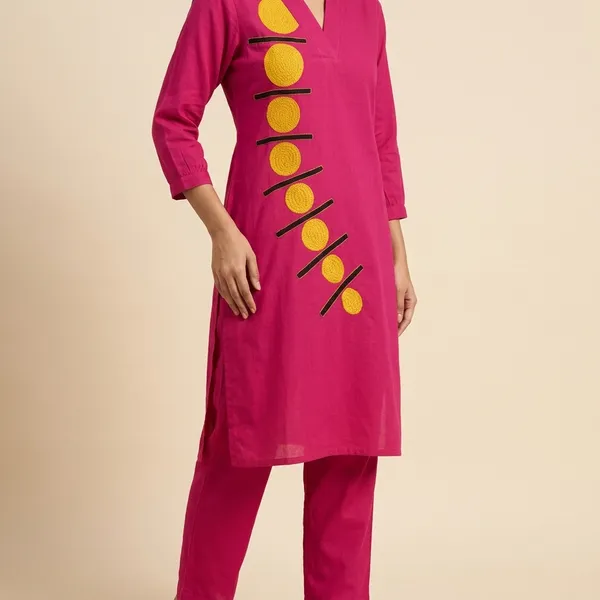 Pink_Cotton_Straight_Embroidered_Kurti_Set_For_Women