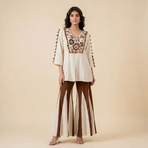 Off-White_Cotton_Relaxed_Embroidered_Palazzo_Kurti_Set_For_Women