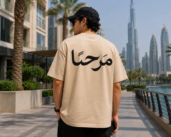 Beige_Cotton_Oversized_Marhaba_Arabic_Graphic_T-Shirt_For_Unisex