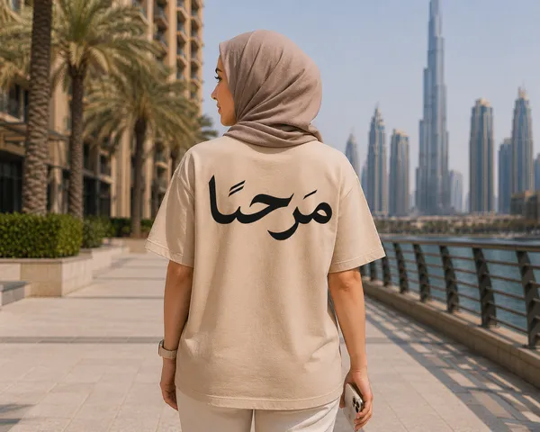 Beige_Cotton_Oversized_Marhaba_Arabic_Graphic_T-Shirt_For_Unisex