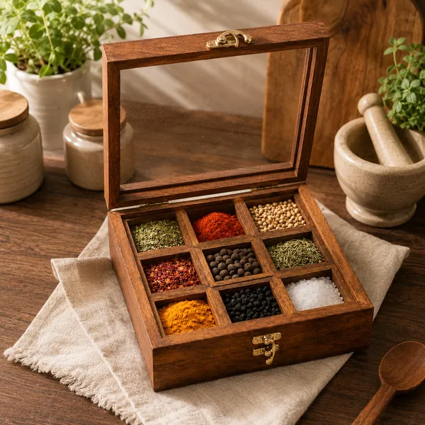 Acacia_Wood_9_Compartment_Glass_Lid_Spice_Box