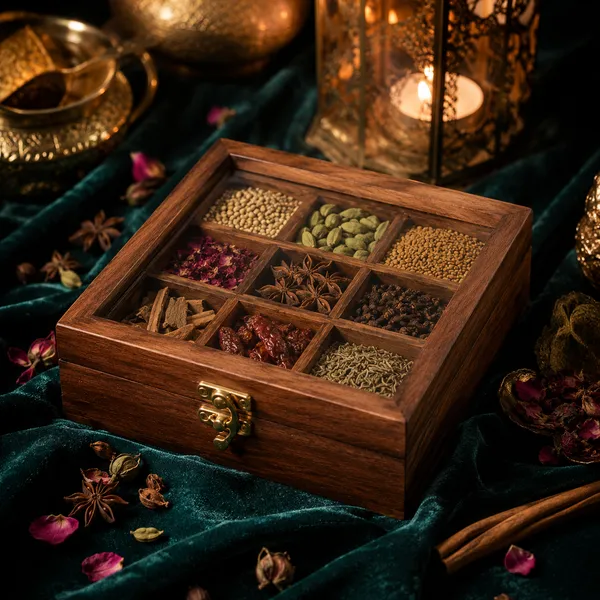 Acacia_Wood_9_Compartment_Glass_Lid_Spice_Box
