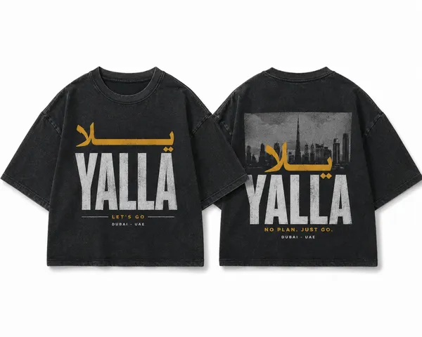 Black_Cotton_Oversized_Yalla_Arabic_Graphic_T-Shirt_For_Unisex
