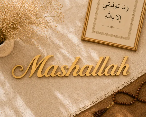 Mdf_Gold_Metallic_Mashallah_Arabic_Word_Art_Sign