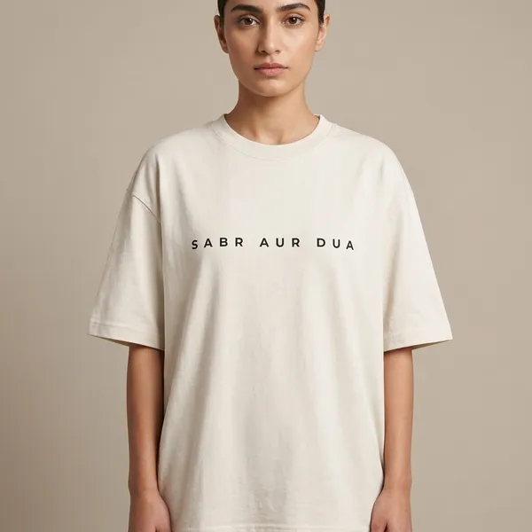 Off_White_Cotton_Oversized_Sabr_Aur_Dua_Graphic_T-Shirt_For_Unisex