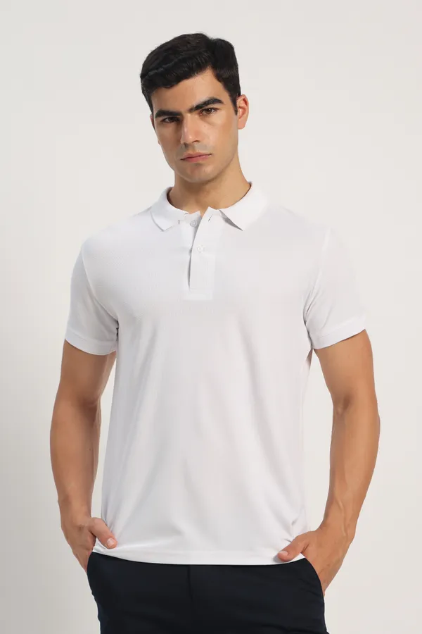 HYPE_BORN_White_Solid_Regular_Fit_Polo_T-Shirt