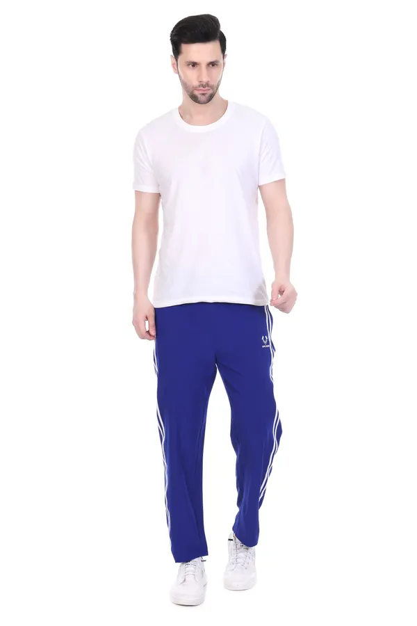 HYPE_BORN_Royal_Blue_&_White_Lightweight_Regular_Fit_Track_Pants_with_Side_Stripes_&_Drawstring_Waist