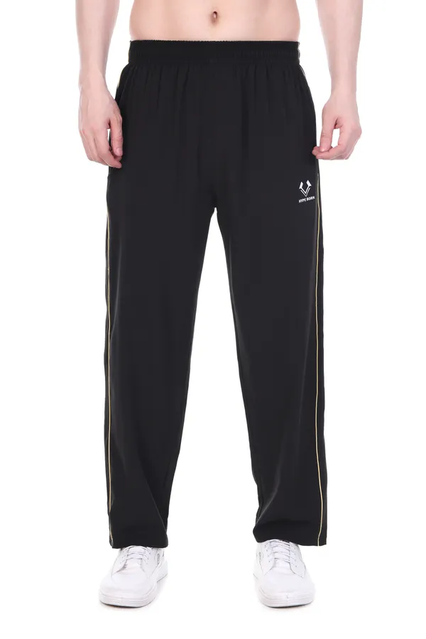 HYPE_BORN_Black_&_Yellow_Lightweight_Regular_Fit_Track_Pants_with_Contrast_Side_Piping