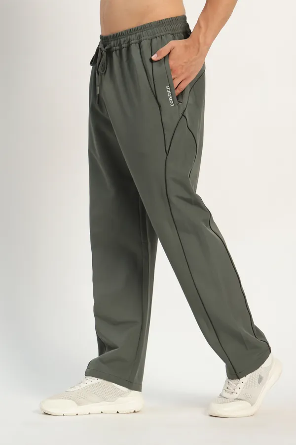 COISTICH_Olive_EdgeLine_Curve_Piping_Relaxed_Fit_Track_Pants_|_Street-Ready_Style