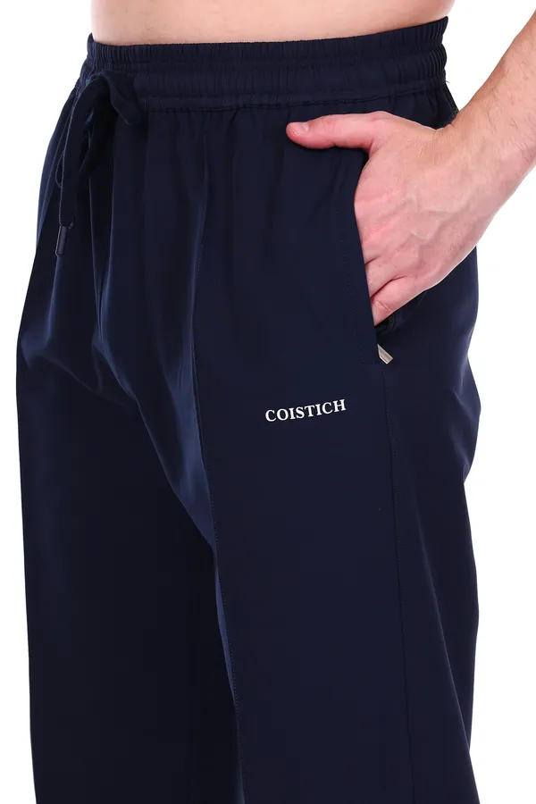 COISTICH_Navy_Blue_TailoredLine_Relaxed_Fit_Track_Pants_|_Front_Seam_Design