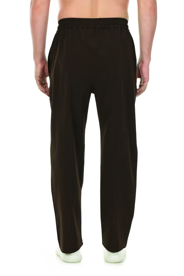 COISTICH_Brown_Solid_Relaxed_Fit_Track_Pant