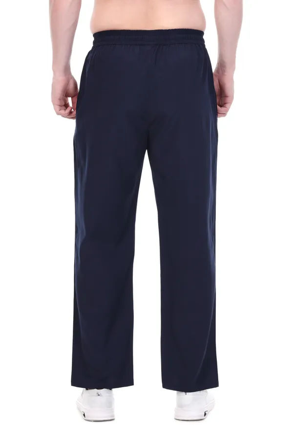 HYPE_BORN_Navy_Blue_&_Red_Lightweight__Regular_Fit_Track_Pants_with_Side_Stripes_&_Drawstring_Waist