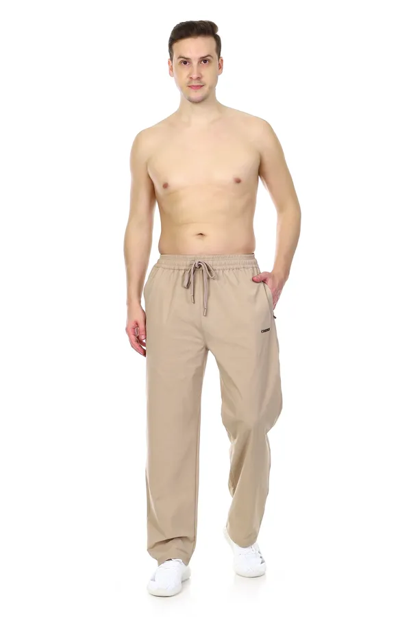COISTICH_Beige_Solid_Relaxed_Fit_Track_Pant