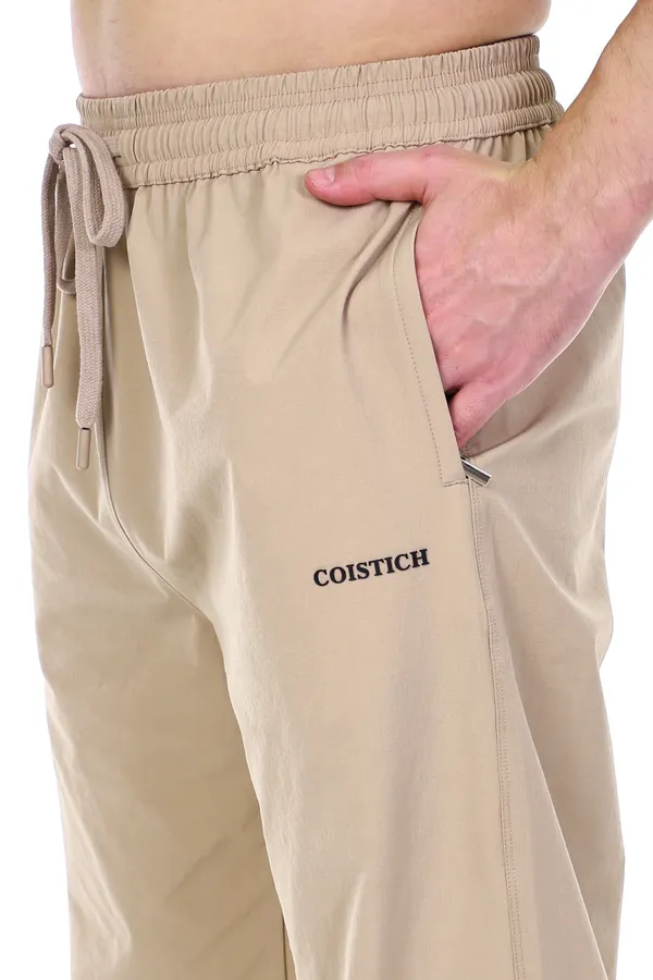 COISTICH_Beige_Solid_Relaxed_Fit_Track_Pant