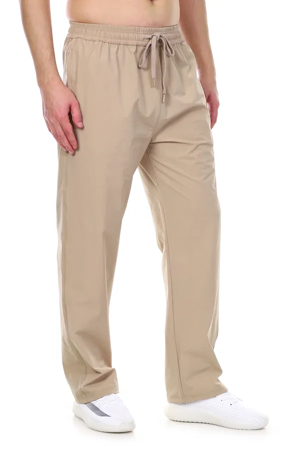 COISTICH_Beige_Solid_Relaxed_Fit_Track_Pant