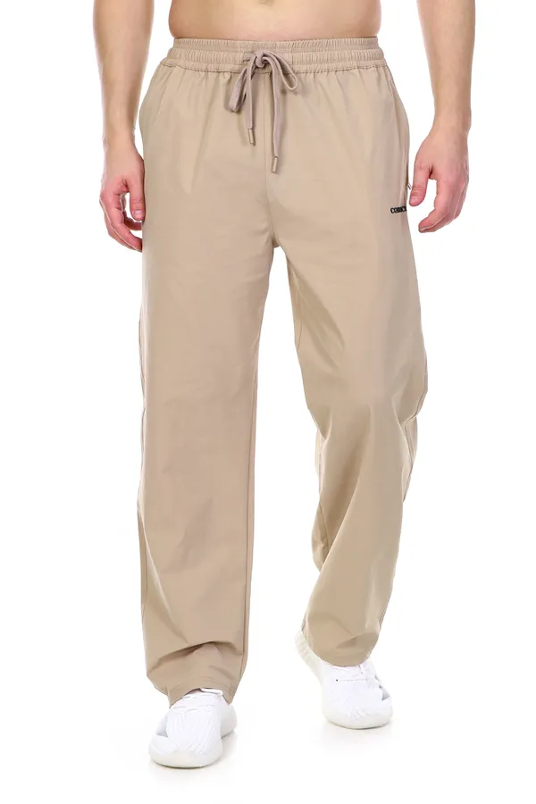 COISTICH_Beige_Solid_Relaxed_Fit_Track_Pant