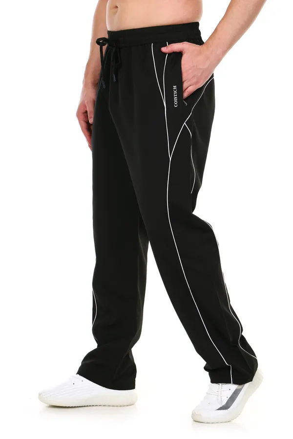 COISTICH_Black_EdgeLine_Curve_Piping_Relaxed_Fit_Pants_|_Street-Ready_Style
