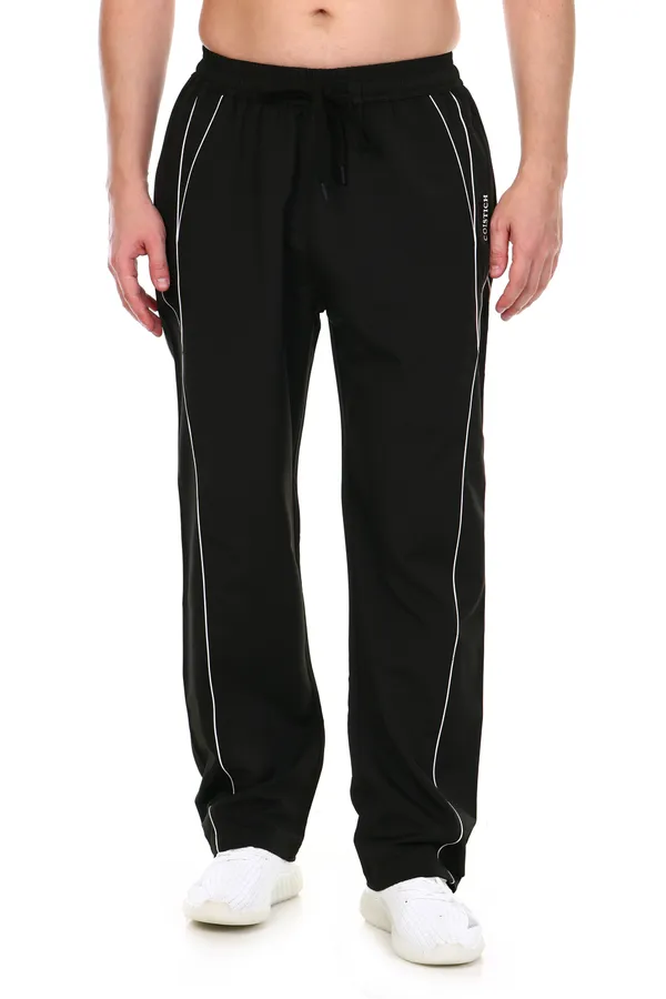 COISTICH_Black_EdgeLine_Curve_Piping_Relaxed_Fit_Pants_|_Street-Ready_Style
