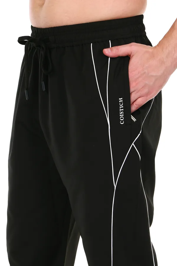 COISTICH_Black_EdgeLine_Curve_Piping_Relaxed_Fit_Pants_|_Street-Ready_Style