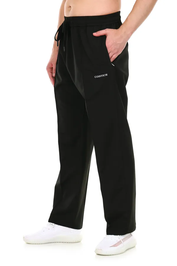 COISTICH_Black_TailoredLine_Relaxed_Fit_Track_Pants_|_Front_Seam_Design