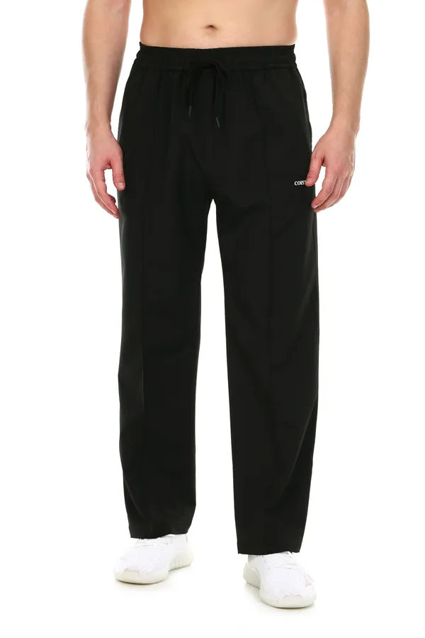 COISTICH_Black_TailoredLine_Relaxed_Fit_Track_Pants_|_Front_Seam_Design