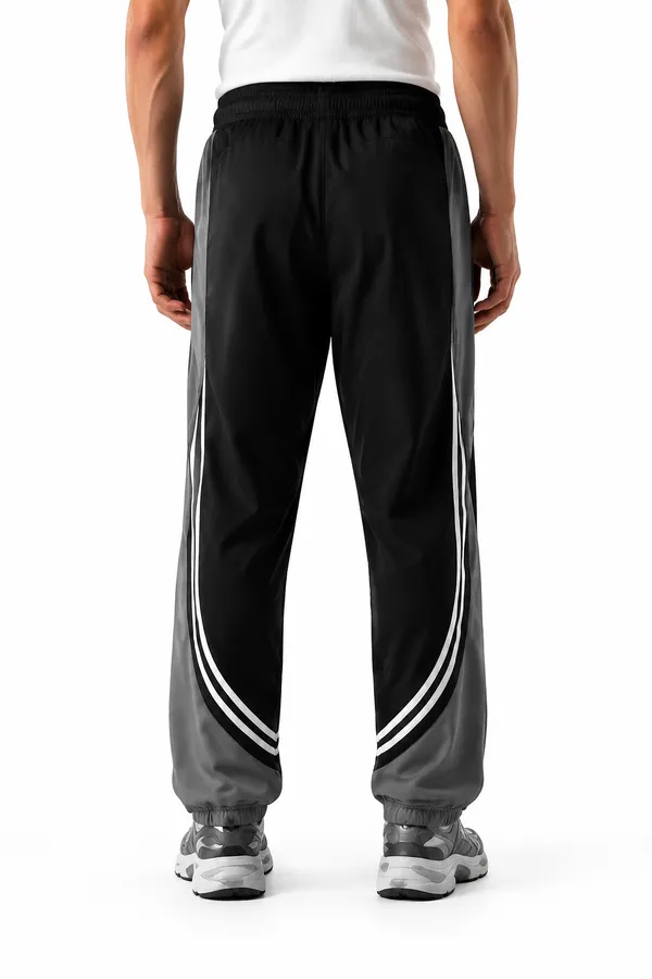 COISTICH_Black_&_Charcoal_Grey_CurveLine_Cuffed_Joggers_–_Street_Flex_Edition
