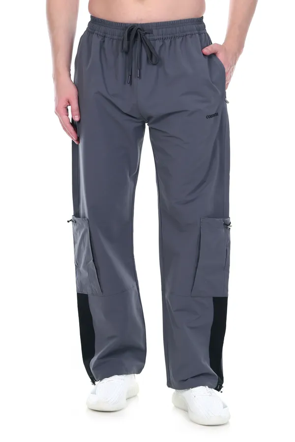 COISTICH_Street_Edition_Charcoal_Grey_Loose_Fit_Cargo_Pant_With_Adjustable_Anklet_&_Multi_Utility_Pockets