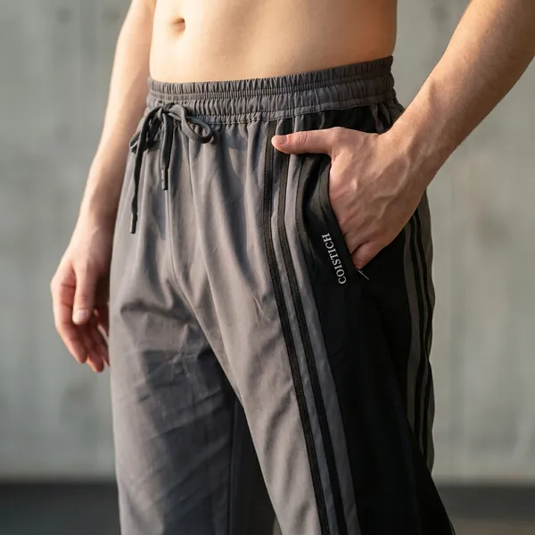 COISTICH_Charcoal_Grey_CurveLine_Cuffed_Joggers_–_Street_Flex_Edition