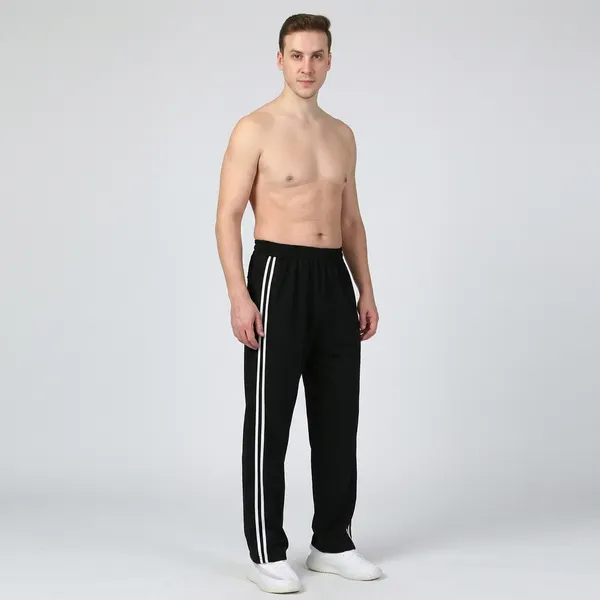 COISTICH_Black_&_White_Dual_Stripe_Relaxed_Fit_Track_Pants