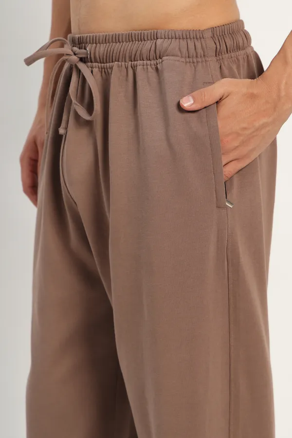 Coistich_Men's_Cocoa_Brown_Relaxed_Fit_Track_Pants_|_100%_Cotton_Joggers_|_Loose_Fit
