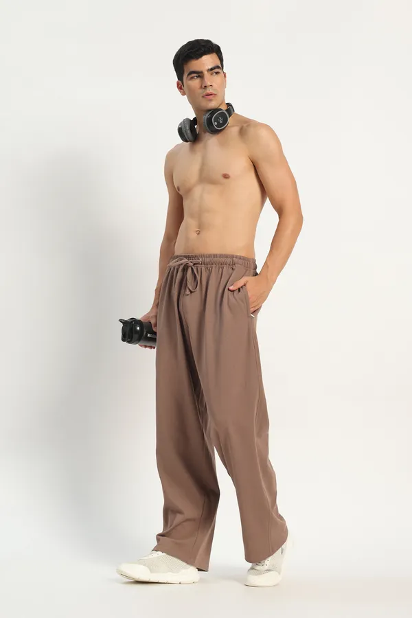 Coistich_Men's_Cocoa_Brown_Relaxed_Fit_Track_Pants_|_100%_Cotton_Joggers_|_Loose_Fit