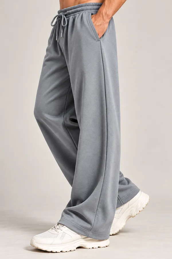 Coistich_Men's_Grey_Relaxed_Fit_Track_Pants_|_100%_Cotton_Joggers_|_Loose_Fit