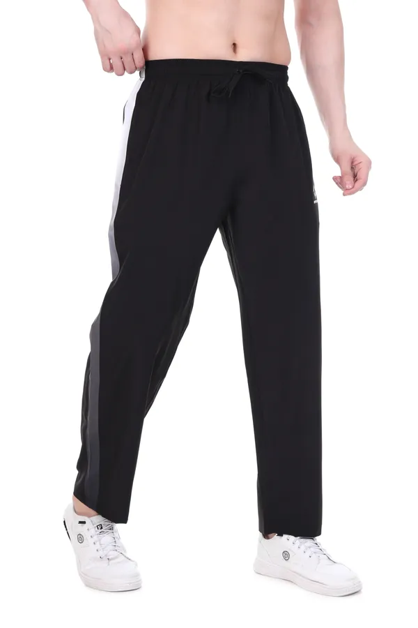 HYPE_BORN_Black_With_Grey_Multicolour_Side_Panel_Regular_Fit_Light_Weight_Track_Pants