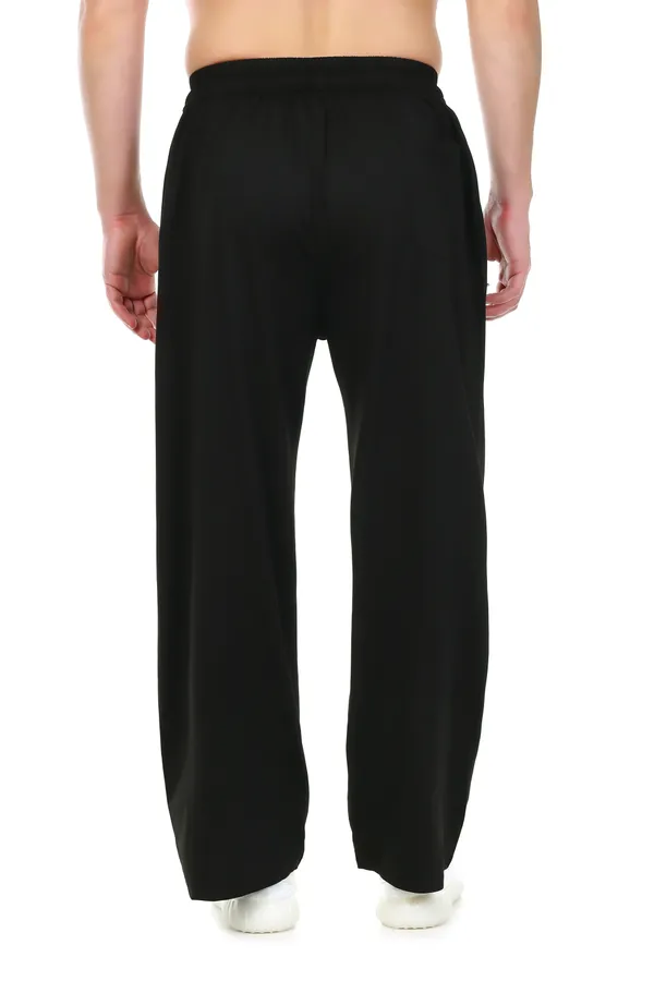 HYPE_BORN_Black_Loose_Fit_Jogger_With_White_Tribal_Flame