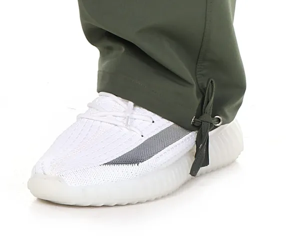 COISTICH_Olive_Urban_Relaxed_Fit_Cargo_Pants_With_Detachable_Belt_&_Adjustable_Anklet