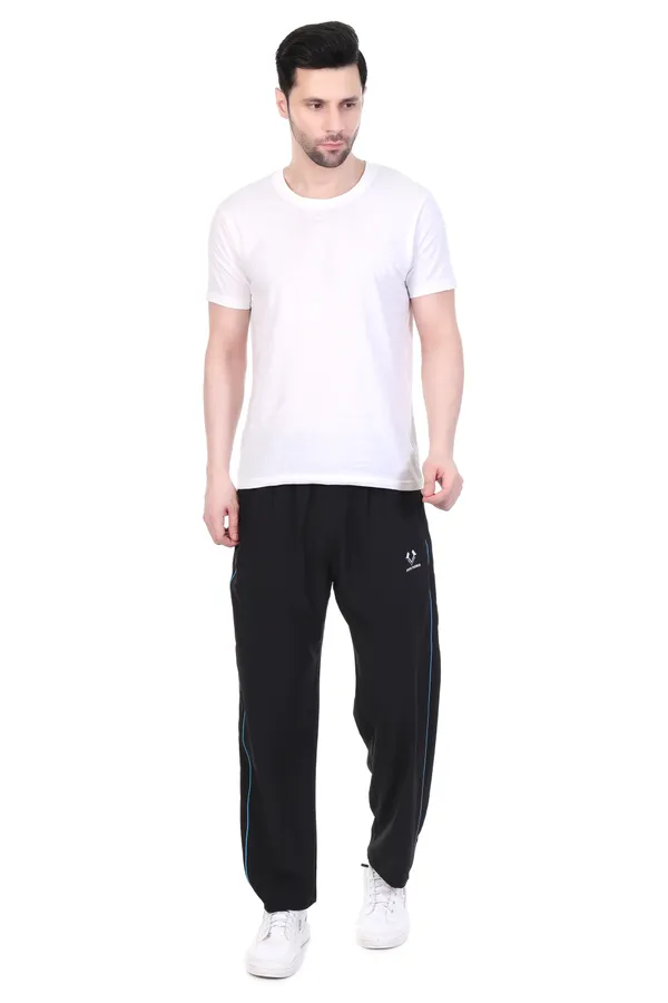HYPE_BORN_Black_&_Sky_Blue_Lightweight_Regular_Fit_Track_Pants_with_Contrast_Side_Piping