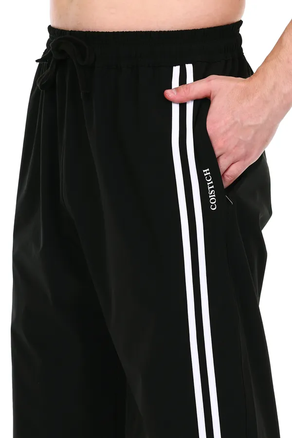 COISTICH_Black_&_White_Dual_Stripe_Relaxed_Fit_Track_Pants