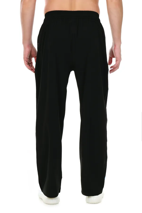 COISTICH_Black_&_Sky_Blue_Dual_Stripe_Relaxed_Fit_Track_Pants