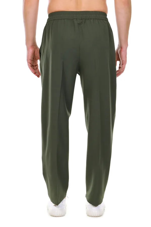 COISTICH_Olive_TailoredLine_Relaxed_Fit_Track_Pants_|_Front_Seam_Design