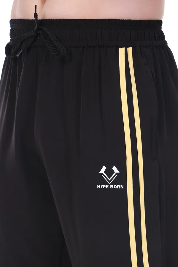 HYPE_BORN_Black_&_Yellow_Lightweight_Regular_Fit_Track_Pants_with_Side_Stripes_&_Drawstring_Waist