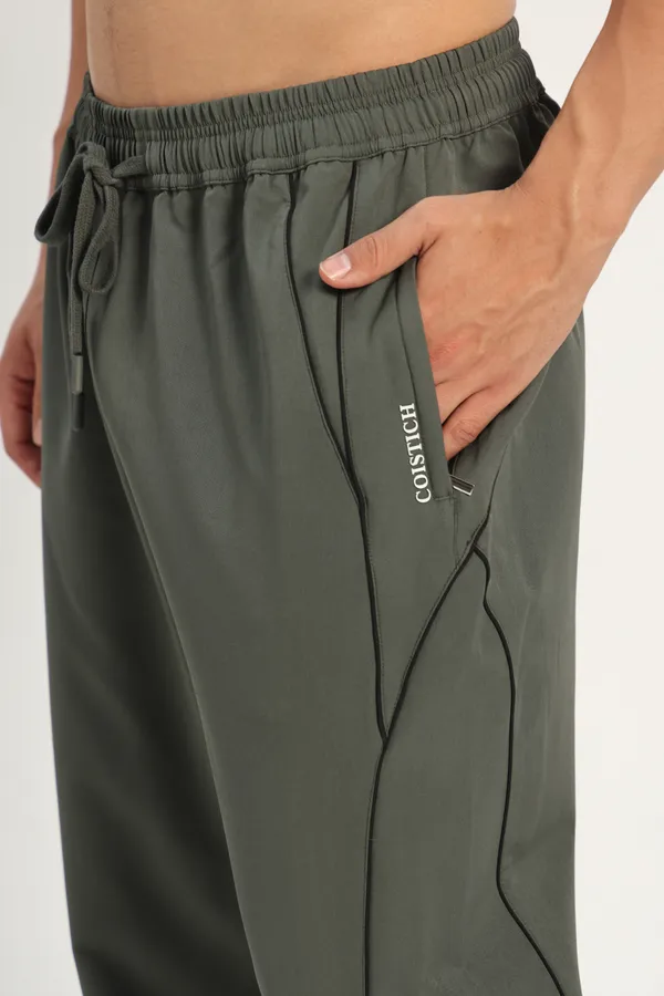 COISTICH_Olive_EdgeLine_Curve_Piping_Relaxed_Fit_Track_Pants_|_Street-Ready_Style