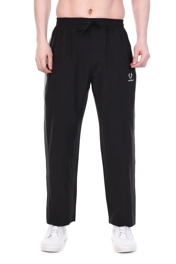 HYPE_BORN_Black_With_Grey_Multicolour_Side_Panel_Regular_Fit_Light_Weight_Track_Pants